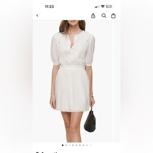 Reformation White Mini Dress